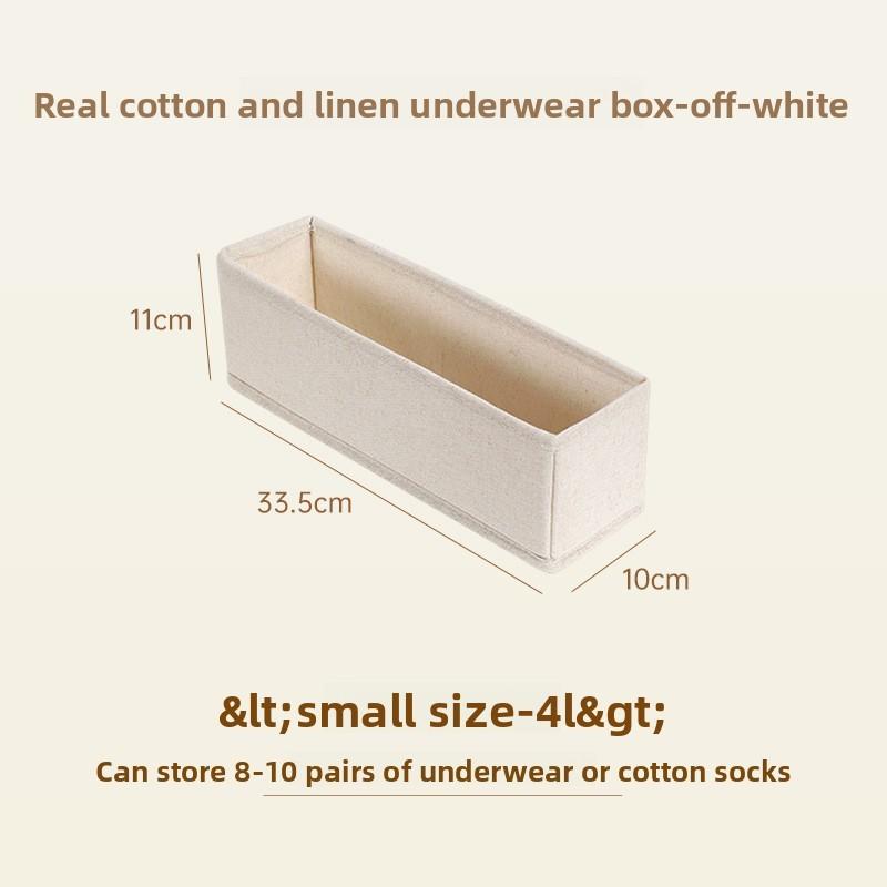 Innerwear Storage Box With Dividers For Bedroom Closet Organization Compact Foldable Design