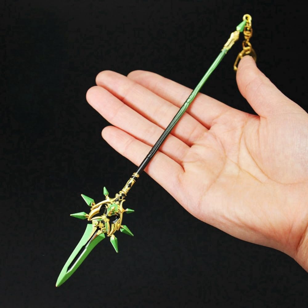 [Akixen] Genshin Impact Xiao Hepu Keychain, Cosplay Anime Prop, Lightweight Accessory, Fashion Goods, Halloween Gift, Christmas Gift