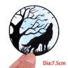 Outdoor/Adventure Embroidey Patch DIY Cartoon Sun Iron On Embroiderd Patches For Clothing Sew Stickers Badge Decoration