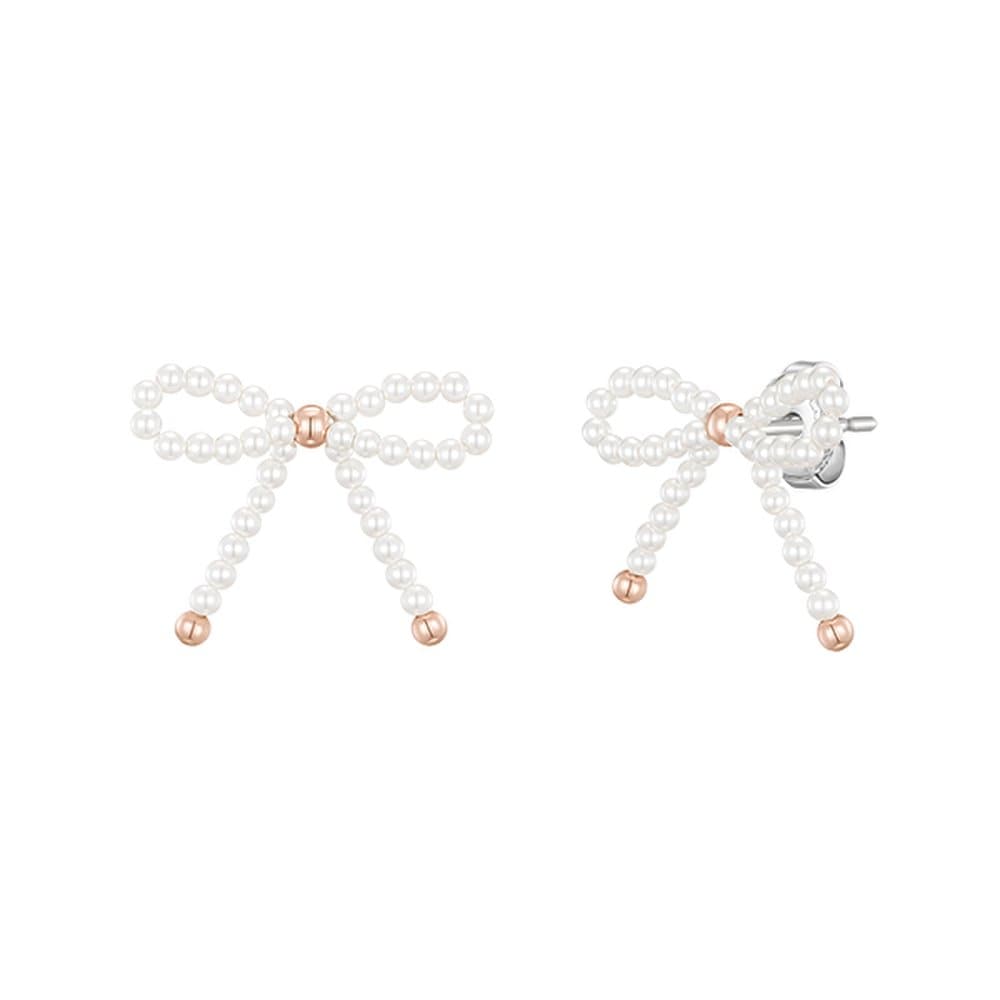 Mariel Ribbon Pearl Bead Earrings (Jjljei4Bs356Sr000)