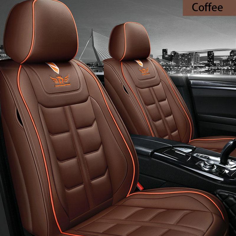 

1 переднее сиденье, чехол для автомобильного сиденья, кожаный интерьер, автомобильные чехлы на сиденья, коврики, универсальный чехол для сиденья, защитная накладка, автоаксессуары One Seat кофейный