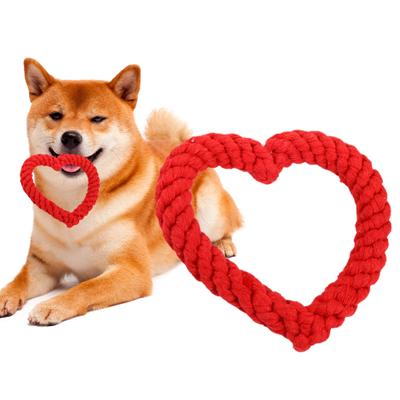 Köpek Çiğneme Oyuncak Yaratıcı Kalp Şekilli Pet Çiğneme Oyuncak Isırmaya dayanıklı Eğlenceli Kedi Eğitim Diş Çıkarma Oyuncak Pet Malzemeleri