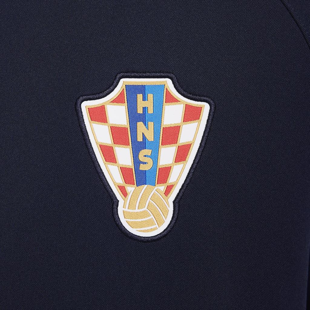 Nike Croatia Academy Pro Football Training Logo Print Zip-Up Casual Jacket Men Outerwear Navy-Blue DH4743-498