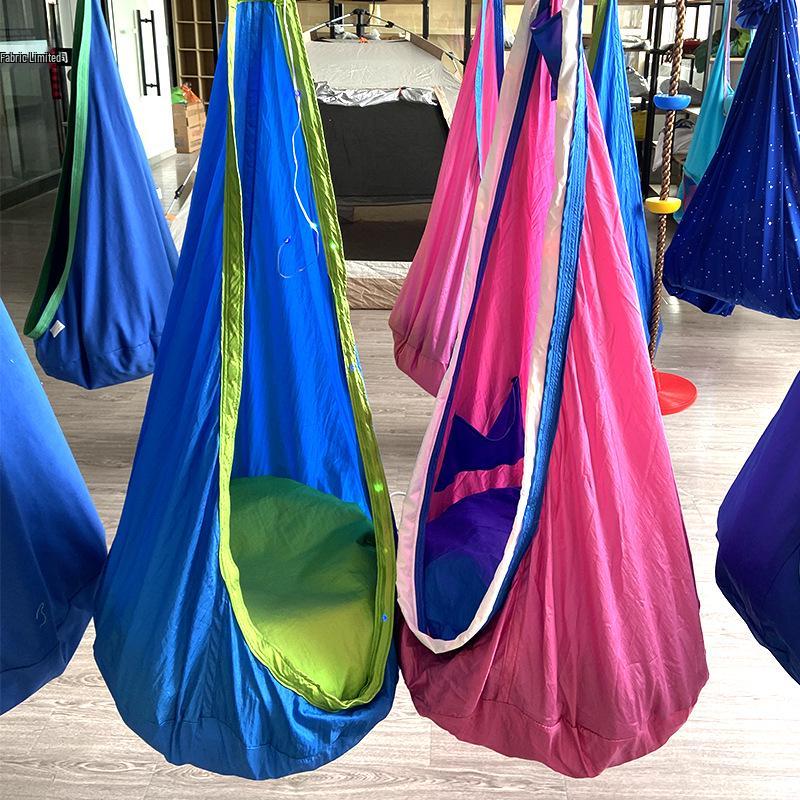 LED-Lit Portable Hanging Chair for Kids – Indoor/Outdoor Creative Nylon Swing