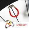 Adjustable Steel Wire Spoke Wrench for Bicycles