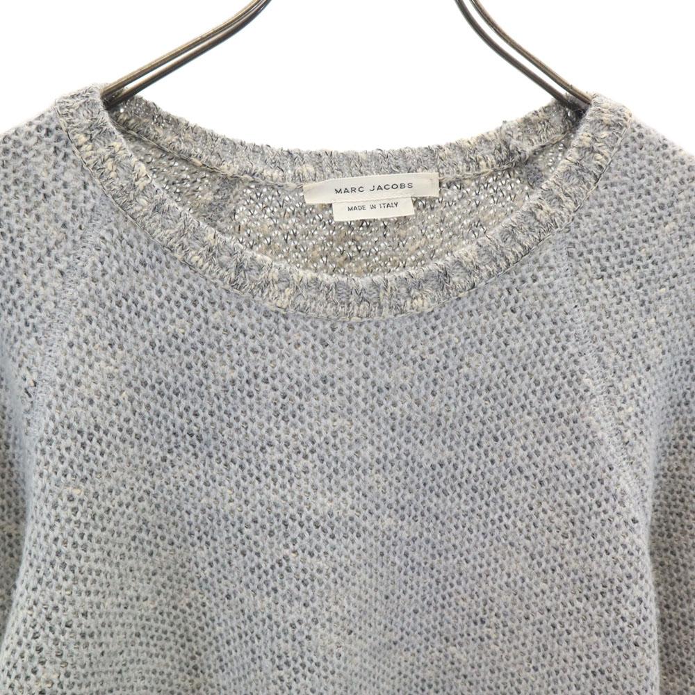 MARC JACOBS 14AW Made in Italy Wool Blend Long sleeve sweater S gray Men's Used