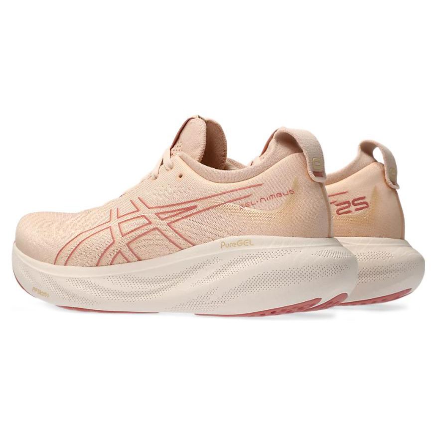 Asics Gel Nimbus 25 Pale Apricot Light Garnet Women Sneakers Pink 1012B356-702