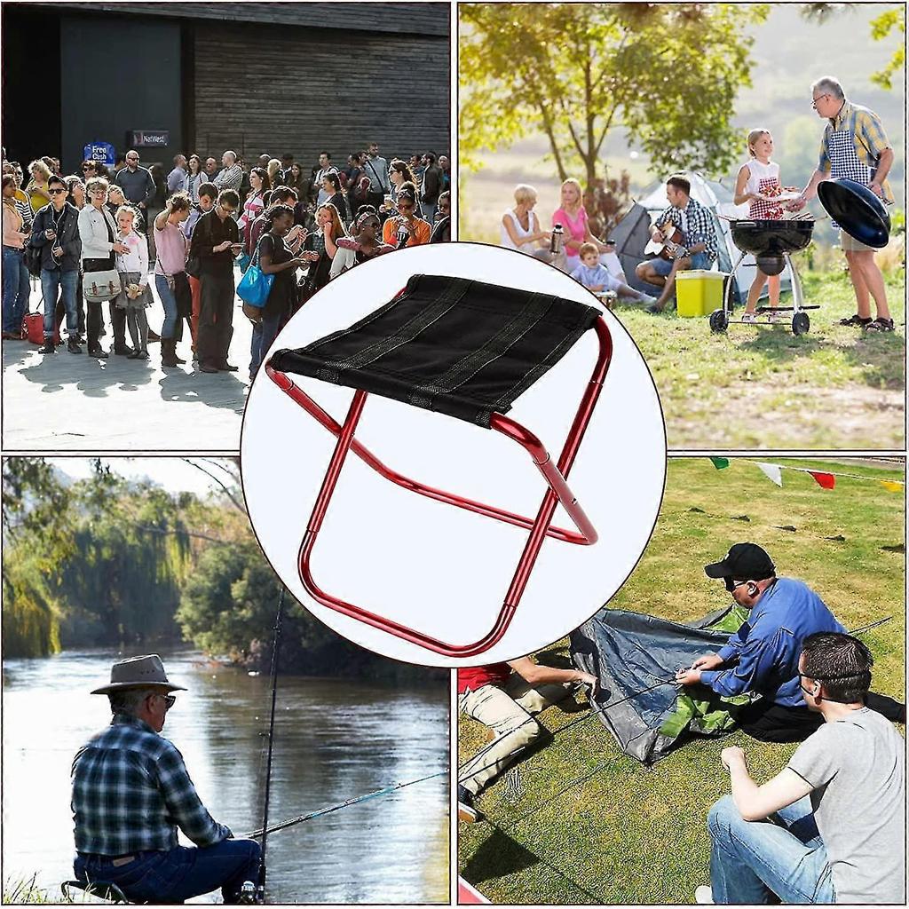 Camping Folding Stool, Mini Outdoor Portable Folding Camping Stool With Carry Bag For Outdoor, Fishing, Picnic