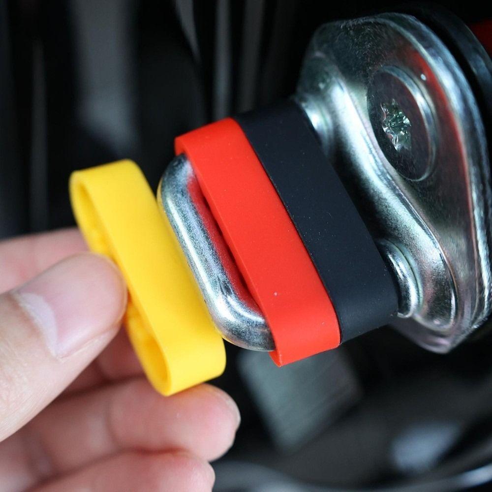 Silicone Car Door Lock Protectors Soundproofing Sound Damper Door Lock Buffer  Auto Accessory