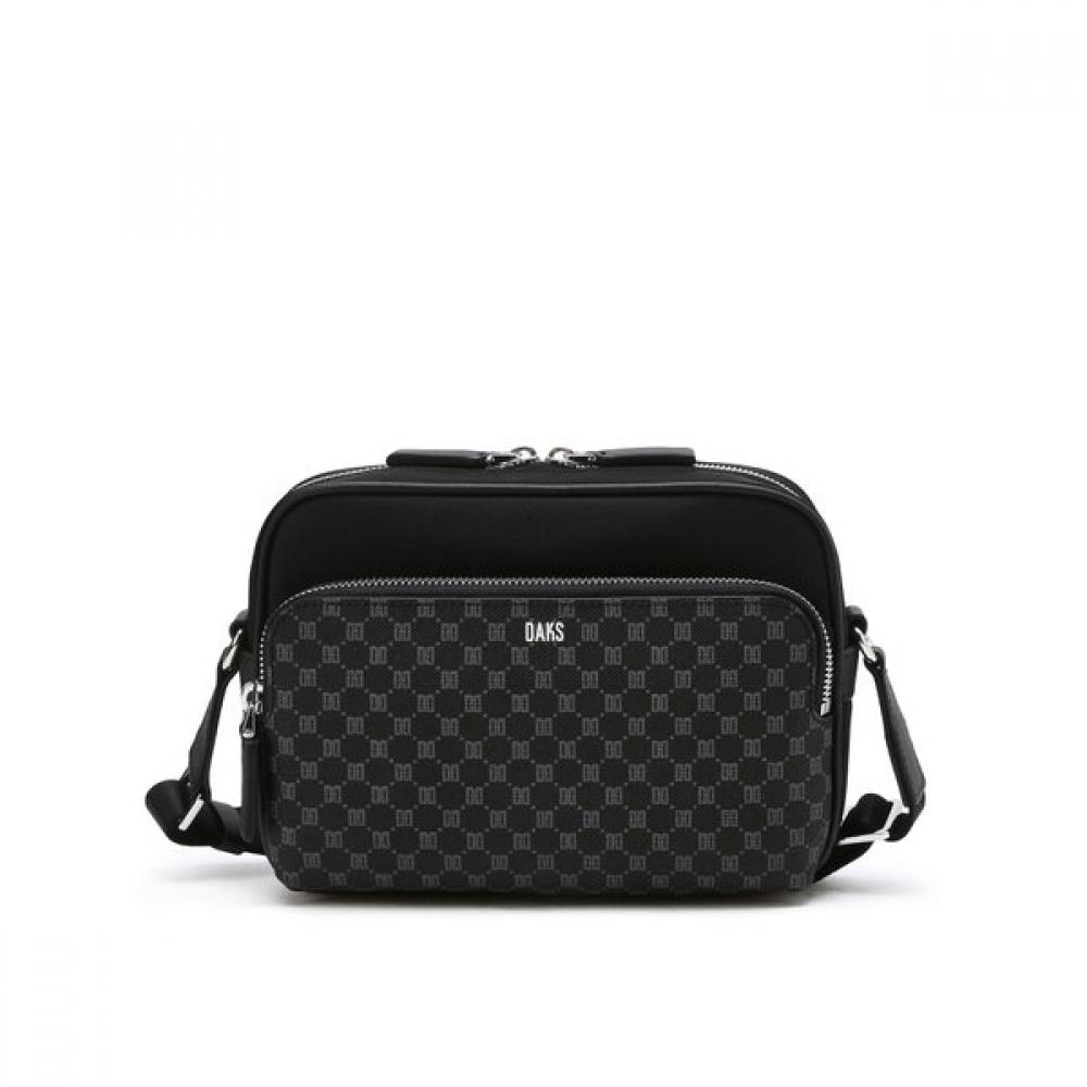 Daks Mini Crossbody Bag Black Dd Pattern Nylon Dbba4e594bk