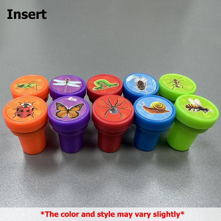 10pcs Cartoon Graffiti Seal Multi Styles Graffiti Tools Student Award Stamp Art Drawing Graffiti Accessories Birthday Party Gift