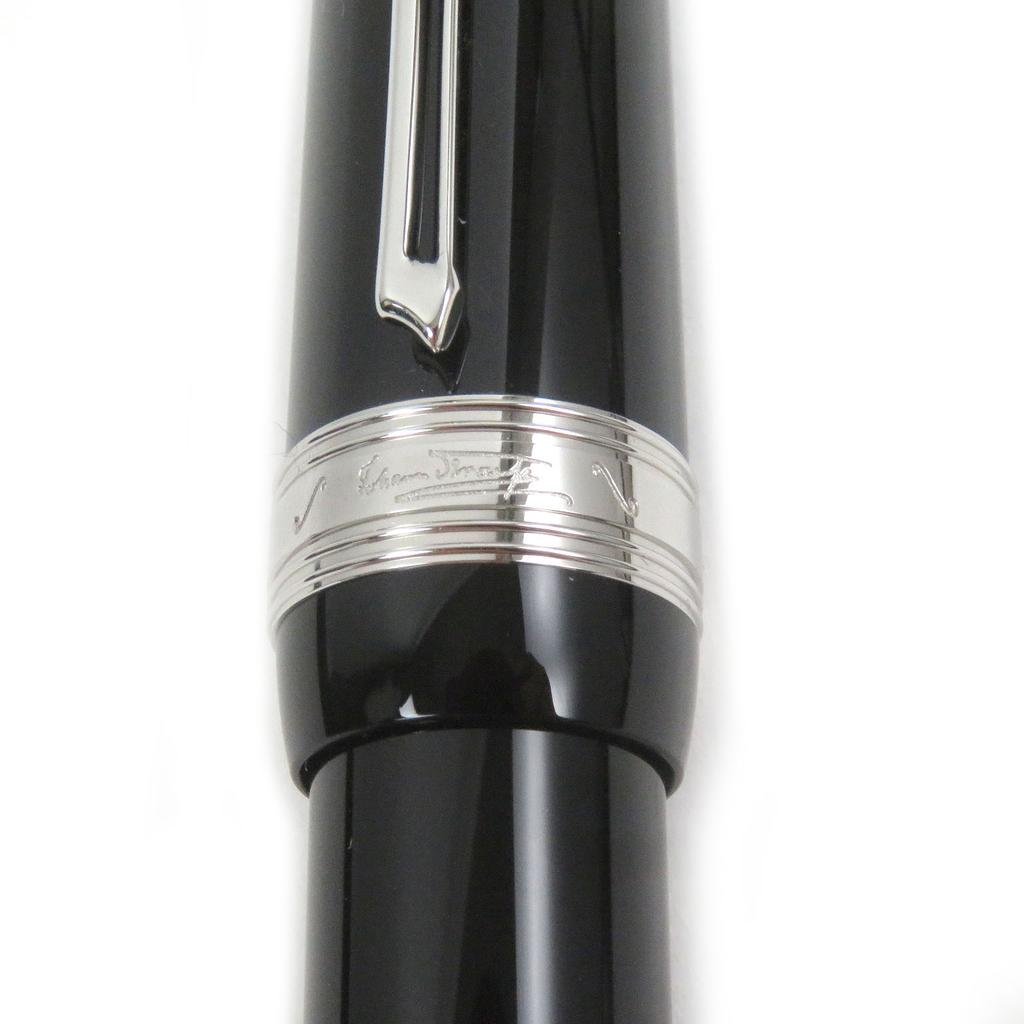 Excellent MONTBLANC Ballpoint pen Johann Strauss Donation pen Black Silver Used
