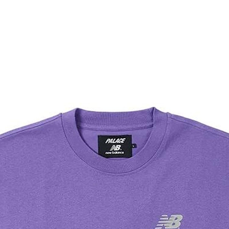 Palace x New Balance Logo T-Shirt Purple Unisex Tops P24NBTS002