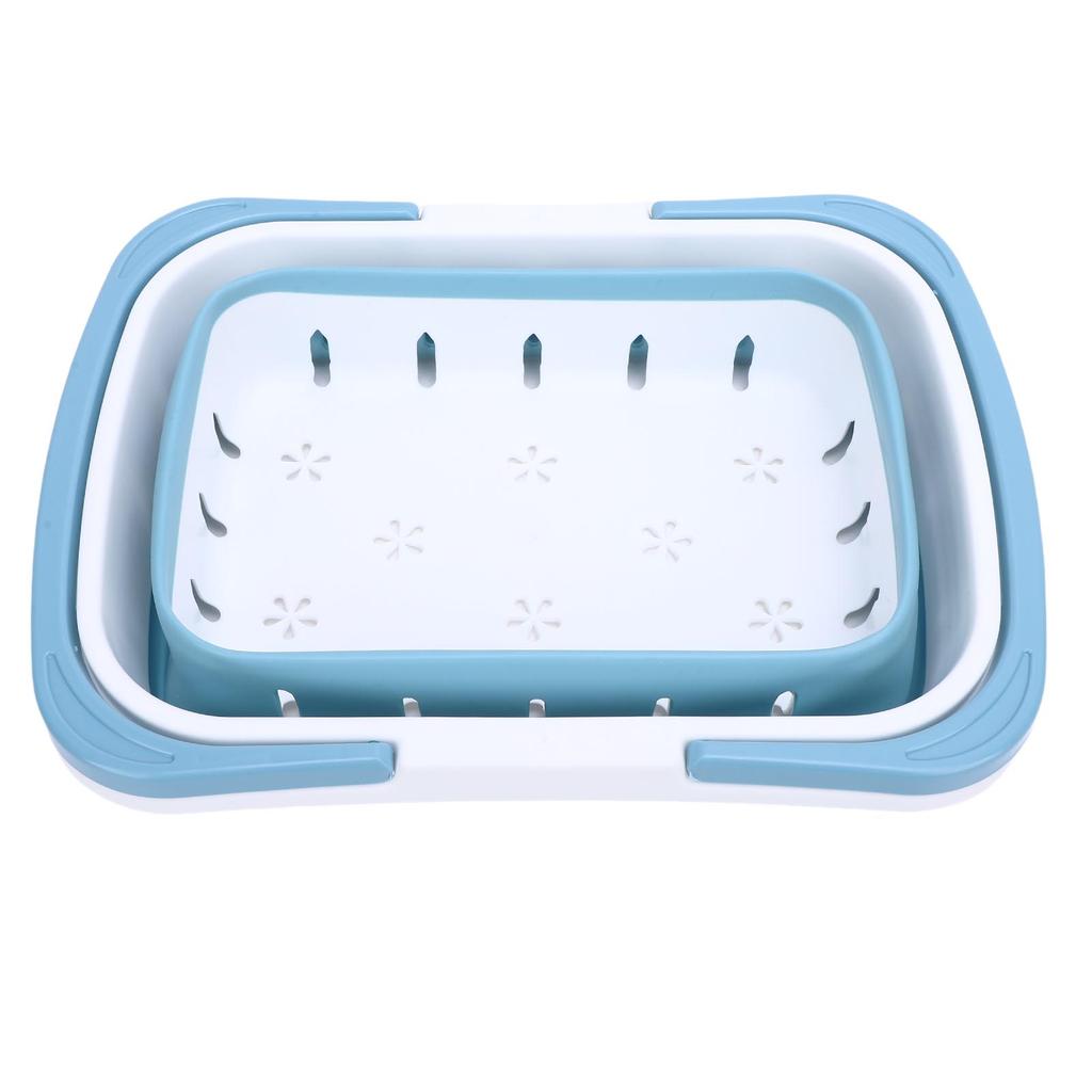 Foldable Bath Toy Storage Organizer Hollow Quick Drain Drying Bathtub Toy Storage Basket for