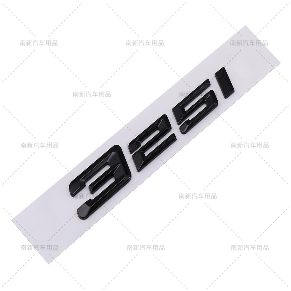 Suitable for BMW new car badge 320i 520Li 730Li 760Li displacement tail label car sticker emblem