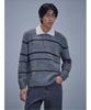 SHIFT.G Fuzzy Pattern Sweater Gray