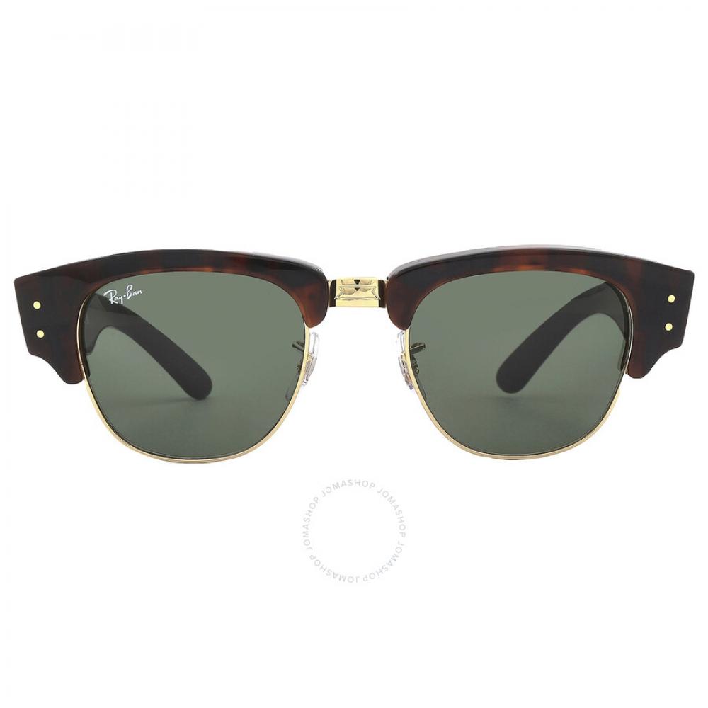 

Ray Ban Mega Clubmaster Green Square Unisex Sunglasses RB0316S 990 31 50