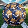 Pallone da Calcio Real Madrid Personalizzato con Nome, Taglia 5, Pallone da Calcio per Allenamento e Partita, per Squadra, Calcio, Regalo per Appassionati di Calcio