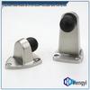 304 Stainless Steel Triangle Door Stopper with Anti-Collision Rubber for Bathroom and Room Doors