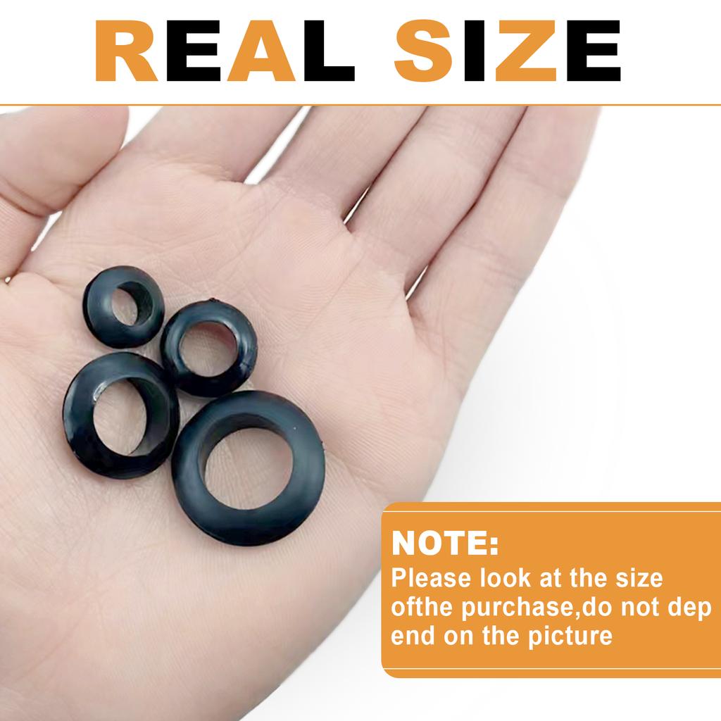 73Pcs Soft Rubber Protective Ring Snap Seal Ring O-Ring, Suitable For Wire, Pipe, Insulation Protective Sleeve
