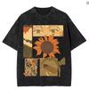 2026 The Summer Hikaru Died T-Shirt Men Women Washed T-Shirts Trendy Cool Summer Tee Shirt Streetwear Design Cotton Clothes Birthday Gift Short Sleeve