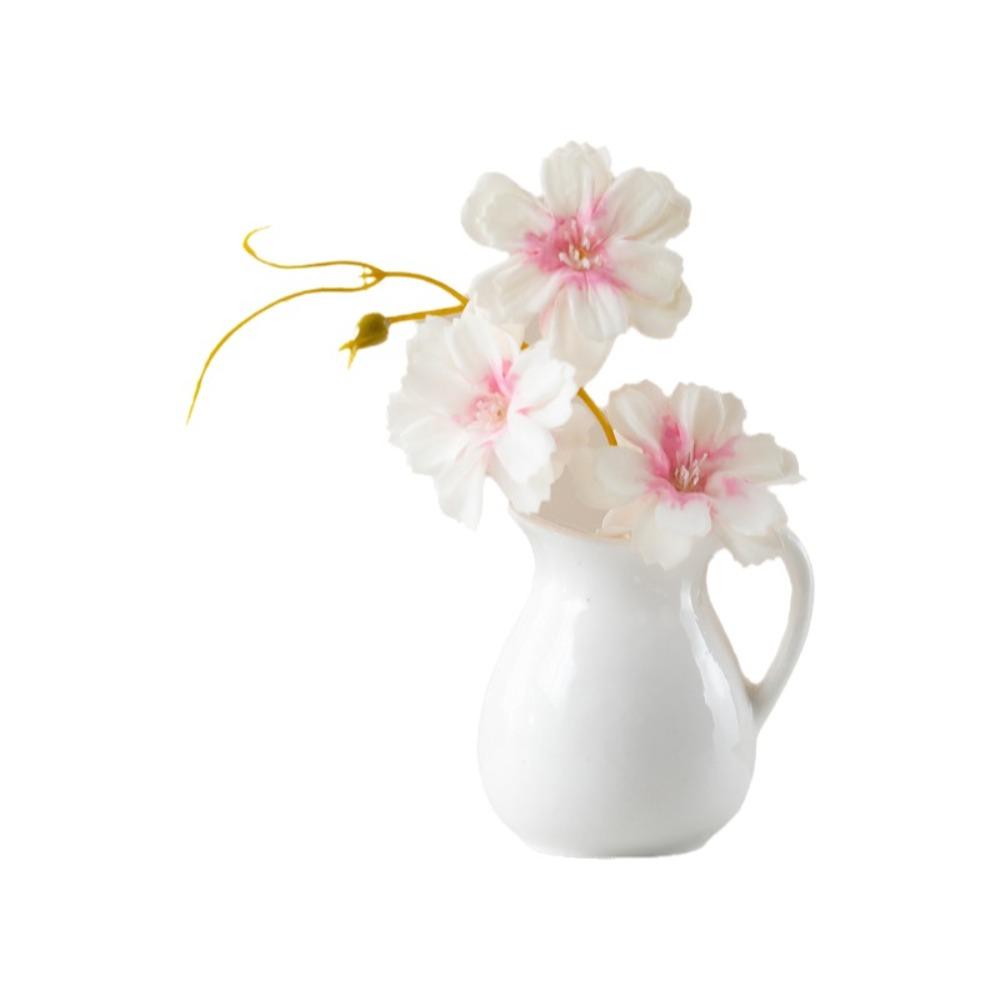 2PCS Exquisite Refrigerator Magnets Vase Colorful Mini Plant Vase Vase Fridge Stickers  Restaurant