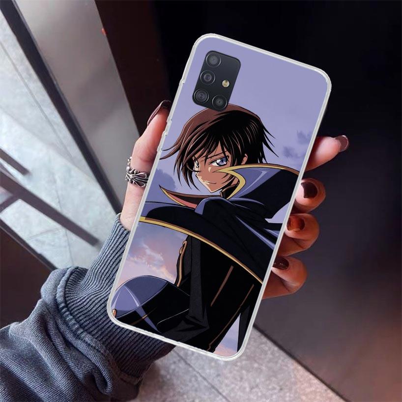 Code Geass Anime Phone Case For Samsung Galaxy A12 A52S A42 A32 A22 A51 A50 Note 20 Ultra 10 S10 Plus A71 A70 A31 A30 A10S Galax