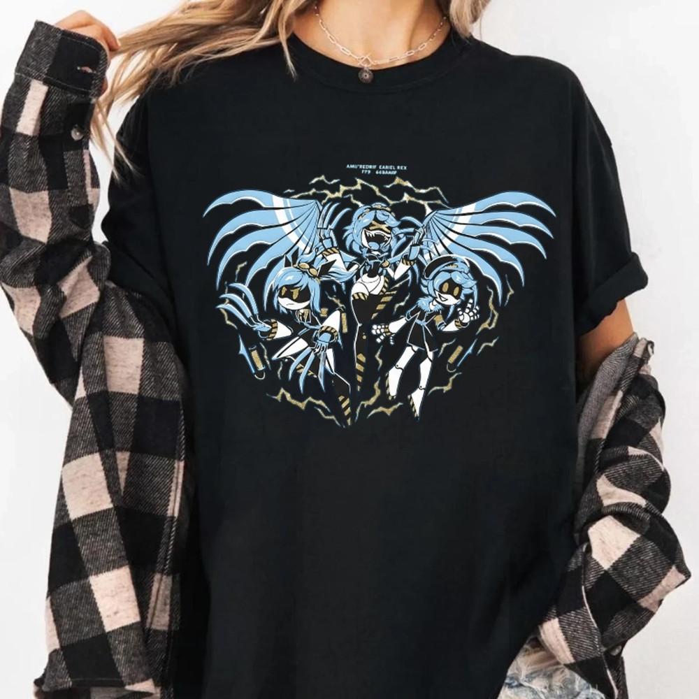 Murder Drones Trio Unisex T Shirt Anime Robot Graphic Fan Tee Unisex T-Shirt XXL