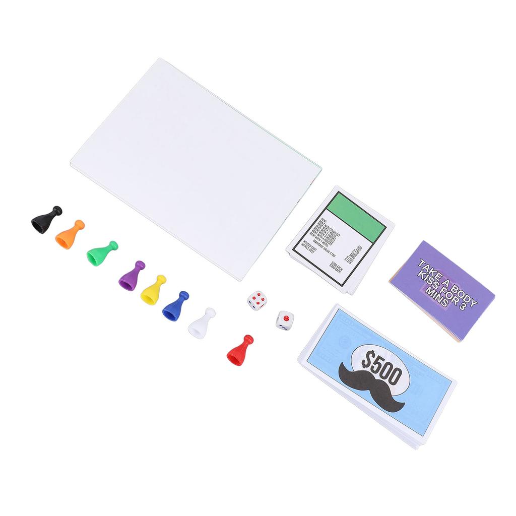 Couple Chess Board Game Interactive Card Game Portable Card Board Game Prop For Adult Couples
