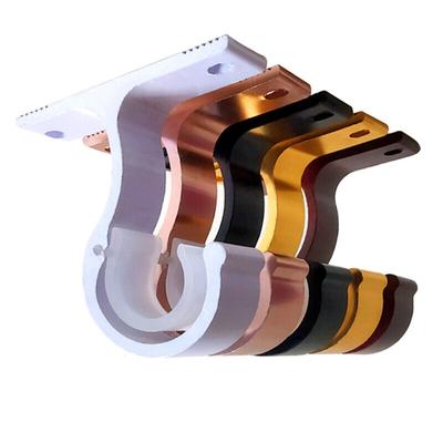 Alloy Hook Curtain Rod Bracket Ceiling Mount Pole Holder Home DecoratiDO