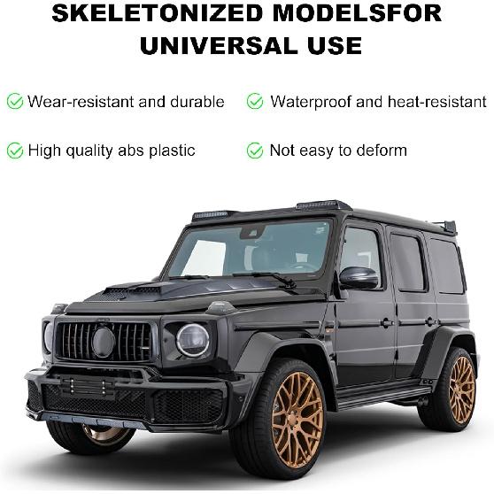 Front License Plate Bracket Holder, Bumper Car Tag Frame Mount Adapter Kit with Wrench Cable Ties, Universal n Standard Licence Plate Cover for Most