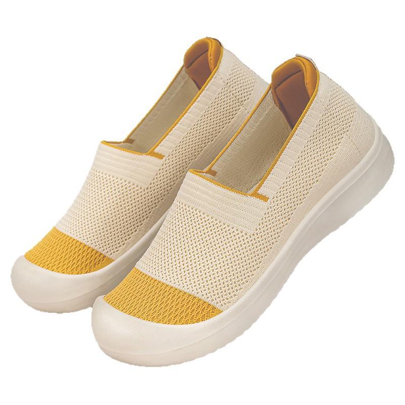 New breathable versatile and comfortable women's mesh shoes soft-soled casual walking shoes niche cloth shoes