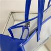 Today's Popular Transparent Big Bag Women's New Trendy Fashion Jelly Women's Bag Shoulder Big Bag Tote Bag