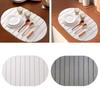 Stone Dish Drying Mat Collapsible Dish Drainer Pad for Kitchen Countertop Pans Kitchen Accessories Tableware Coffee Station