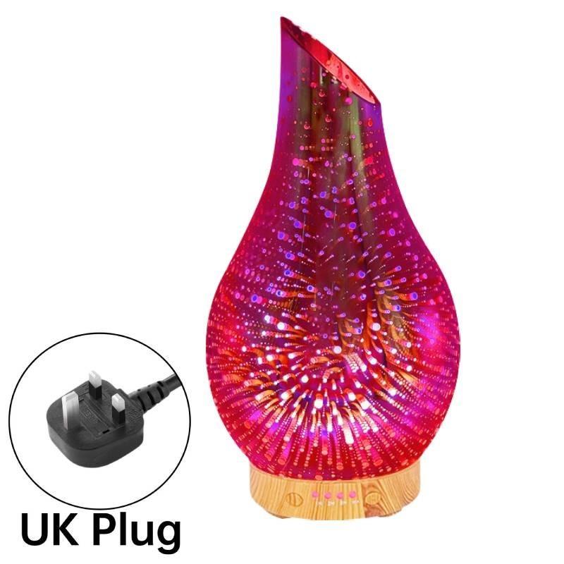 Seven Vase Humidifier Color Led Night Lights Essential Oil Diffuser Home Quiet