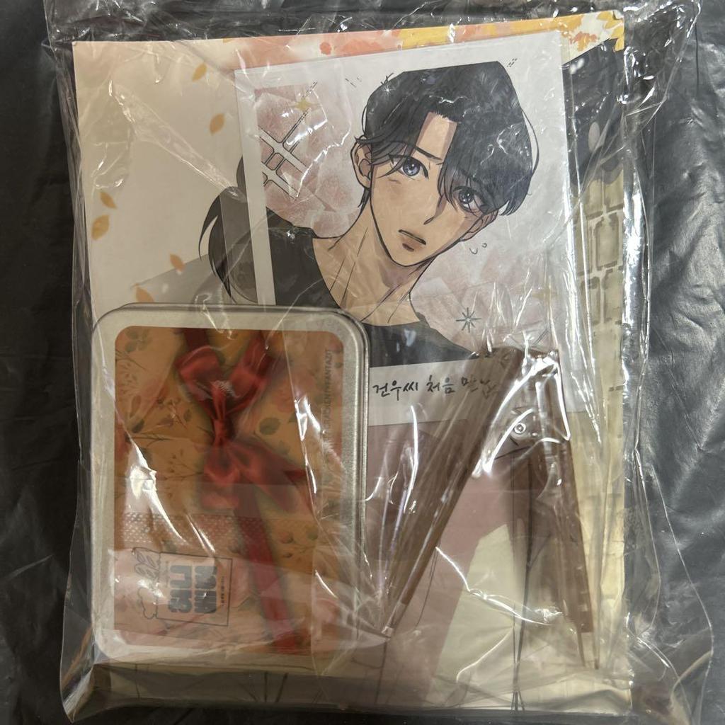 [USED] Korean BL Honey Bear Cheki Acrylic Clip Set Honeybear