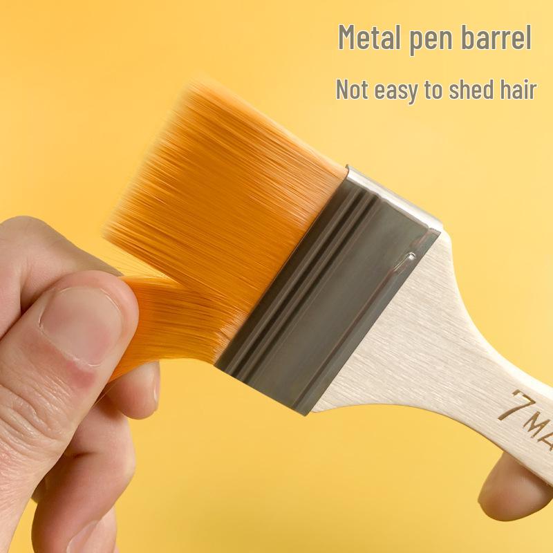 Nylon Paint Brush for Watercolor, Acrylic & Oil - Single Piece
