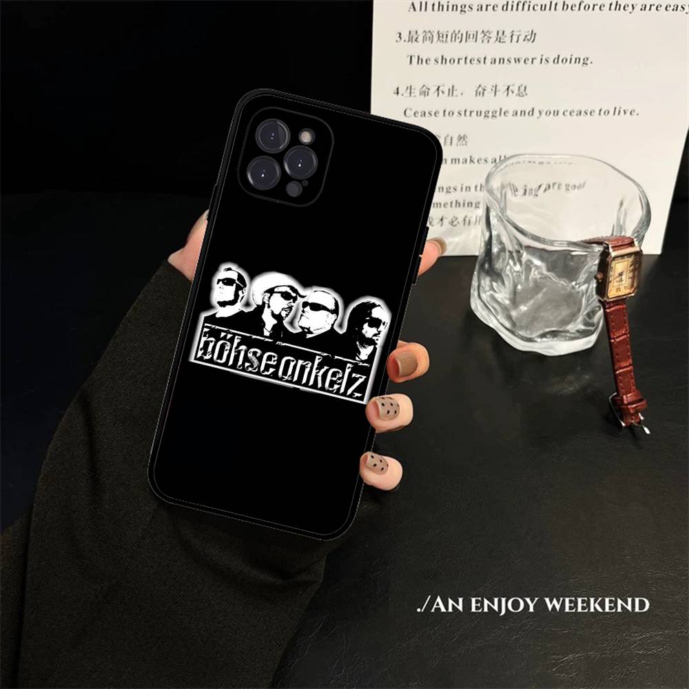 

B-Bohse O-Onkelz Band Phone Case For iphone 17 16 15 16e 14 13 12 11 Pro Max Plus Case Cover Coque iPhone 15