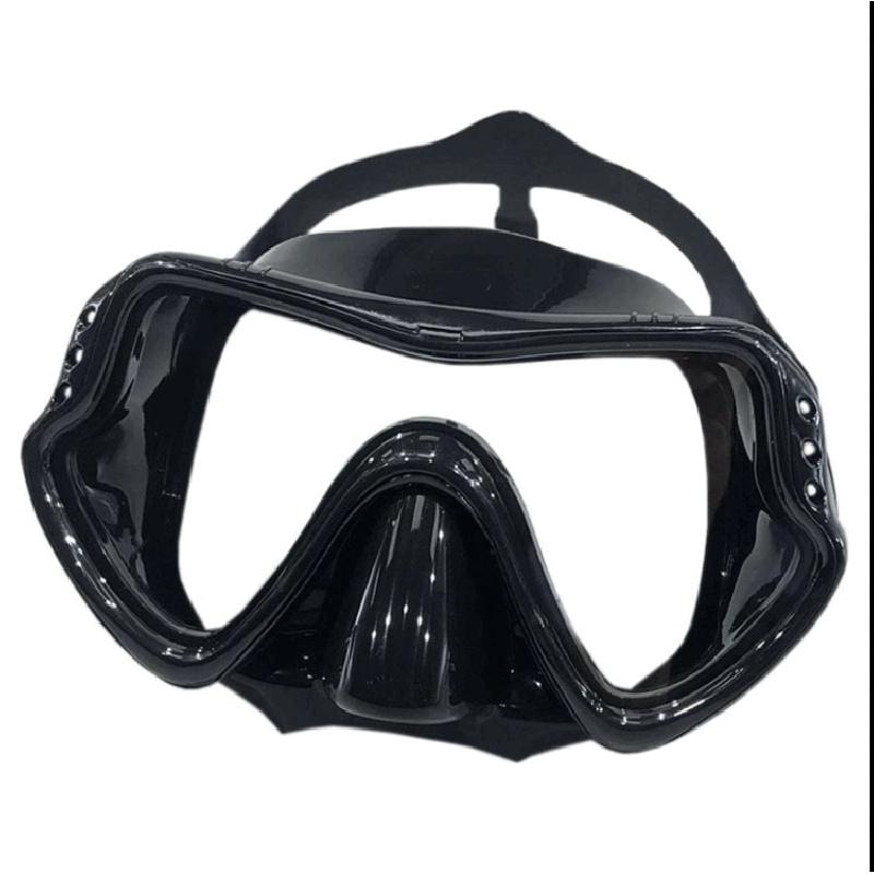 Adult Large Frame Diving Mask & Snorkel Set Soft Silicone Waterproof Scuba Snorkeling Gear for Men Women
