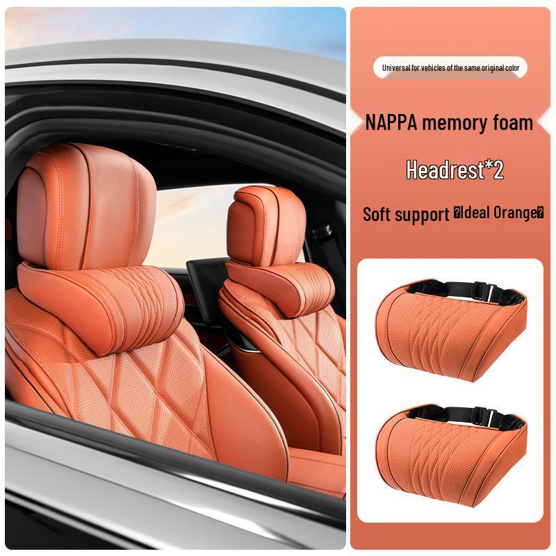 Compatible Neck and Lumbar Support for 26 Nio Models (ES8/ES6/ET5) - Car Headrest Pillow and Backrest Accessories.