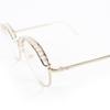 Excellent CHANEL Glasses COCO Mark Faux Pearl Sunglasses/Eyewear Gold Women 4247 Used
