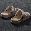 Men's Slippers Thick Sole Summer Beach Slides EVA Lightweight Open-toe Sandals for Men Non-slip Indoor Bathroom Home Shoes