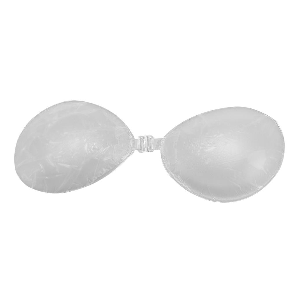 1 Pair Silicone Bra Inserts Water Proof Thickened Reusable Transparent Bra Pads For Swimwear and Str