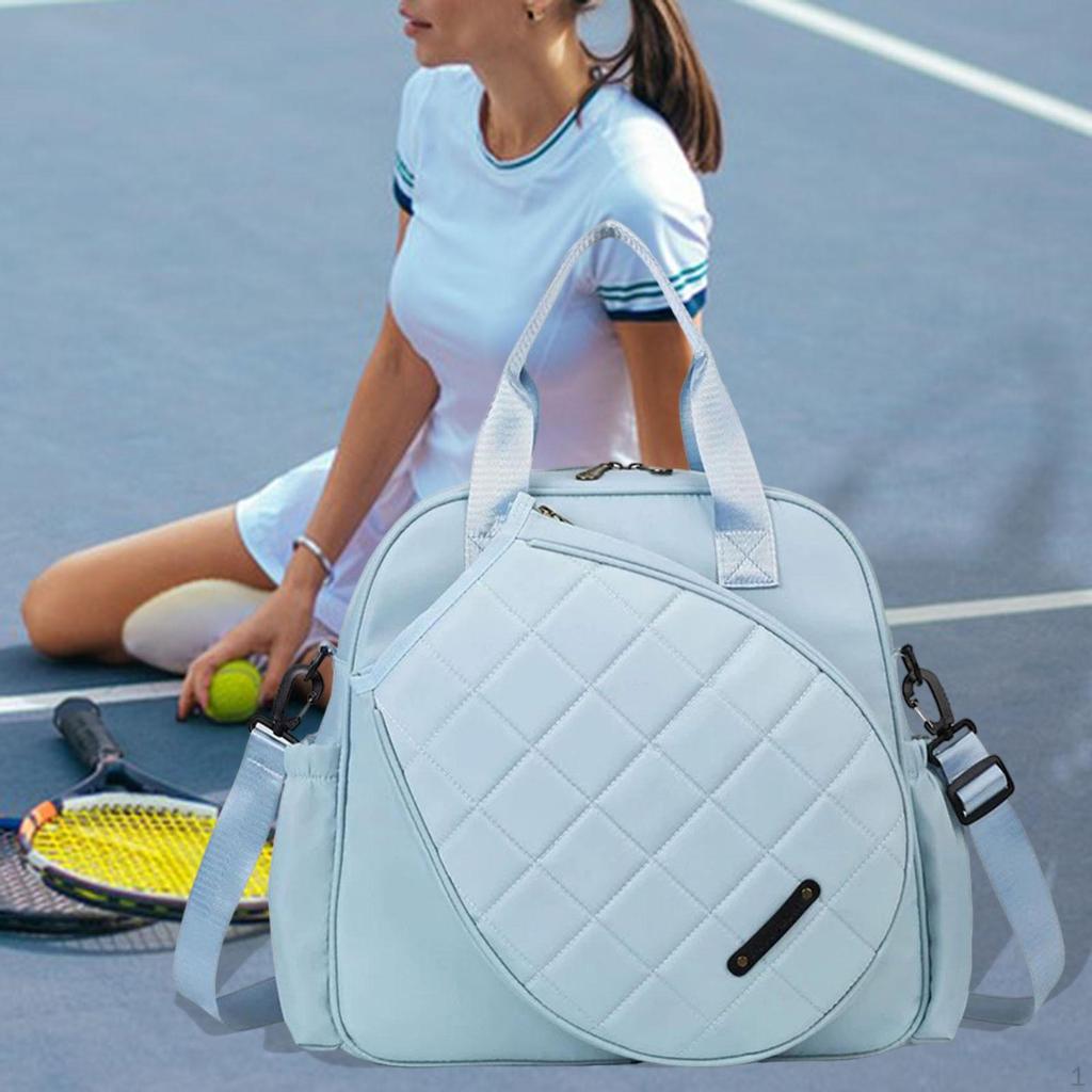 Tennis Bag Badminton Racket Fitness Sport Large Beginners Portable Oxford Cloth for Women Men