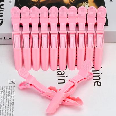 6 Stück Haarspangen zum Stylen und Abteilen - Breitzahniges Doppelgelenkdesign, Professionelle Salonqualität Alligator-Haarspangen