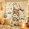 Festive Holiday Characters Wall Decor Wall Tapestries Room Decor Wall Cloth Party Hanging Background Room Decor Baby Room Flags