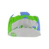 Cinelli EXPLORER GLOBAL CYCLING GREEN AND BLUE Cap In Light and White Green, Blue, Gray,