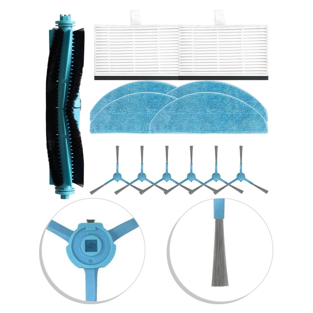 Main Brush Side Brushes Kit Replacement For Liectroux G7 / For AENO RC1S / For EVOLUTIO For AIRO Vacuum Cleaner Spare Parts
