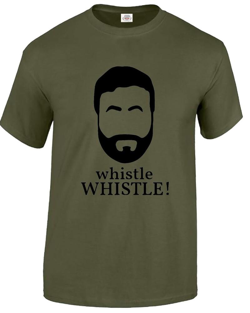 Whistle whistle tshirt roy kent ted lasso inspired mens funny novelty tee top 2XL
