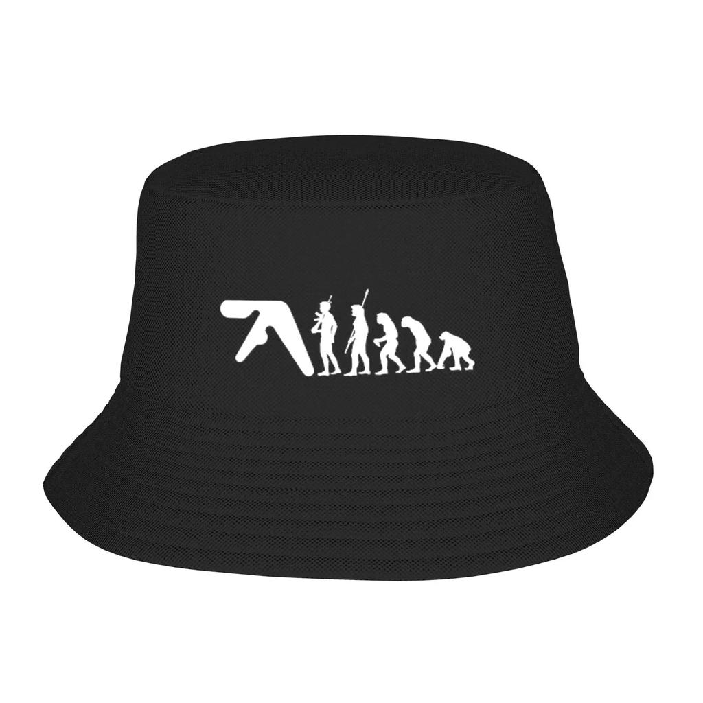 Unisex Aphex Twin Logo Bucket Hat Soft Fold FisherUnisex S Summer Retro Beach Travel Caps Hawaii Custom Visor